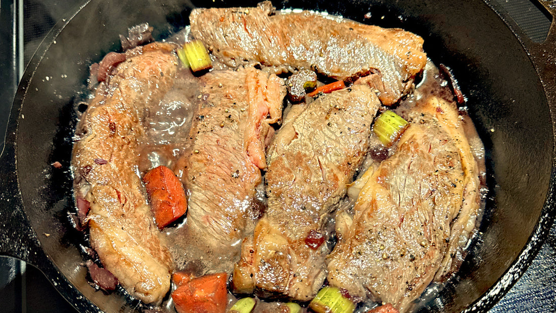 Red Wine Braised Boneless Short Ribs