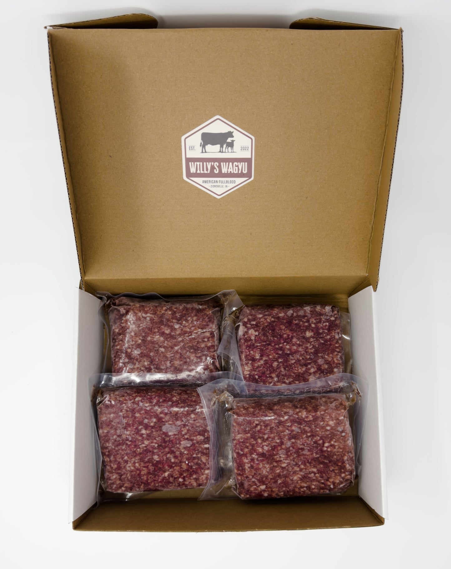 Willy's Wagyu F1 Ground Beef | 4 lb Bundle (4 x 1 lb Packs)